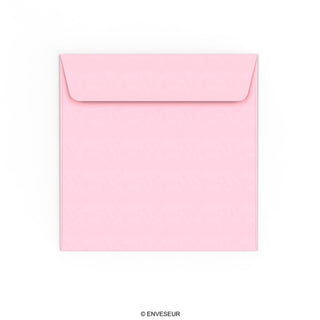 Sobre rosa pastel de 155x155 mm
