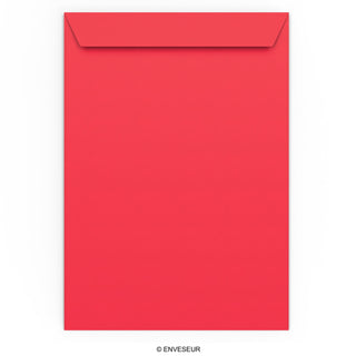 Sobre rojo de 324x229 mm (C4)