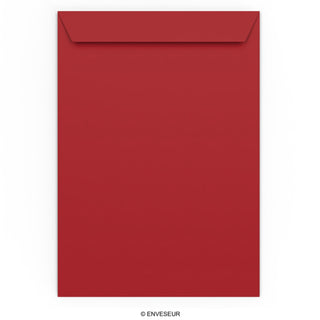 Sobre rojo oscuro de 324x229 mm (C4)
