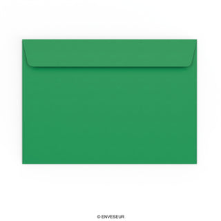 Sobre verde oscuro de 162x229 mm (C5)