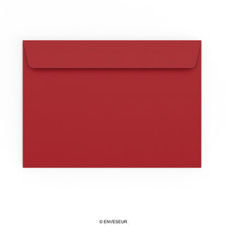 Sobre rojo oscuro de 162x229 mm (C5)