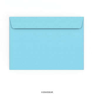 Sobre azul claro de 162x229 mm (C5)