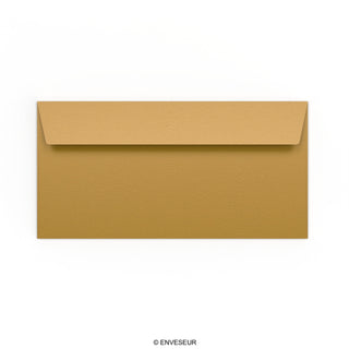 Sobre dorado de 110x220 mm (DL)