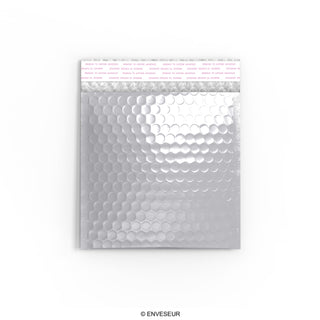 Bolsas acolchadas con burbujas metalizadas brillantes
