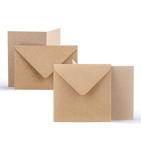 Pack de tarjetas y sobres kraft