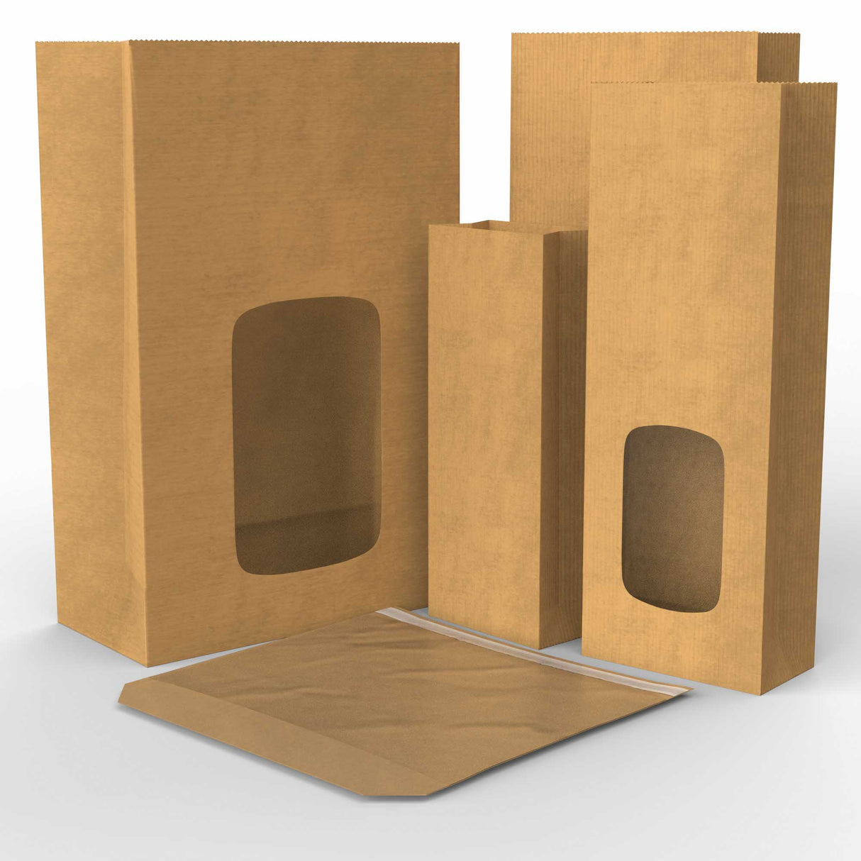 Bolsas alimentarias de papel kraft