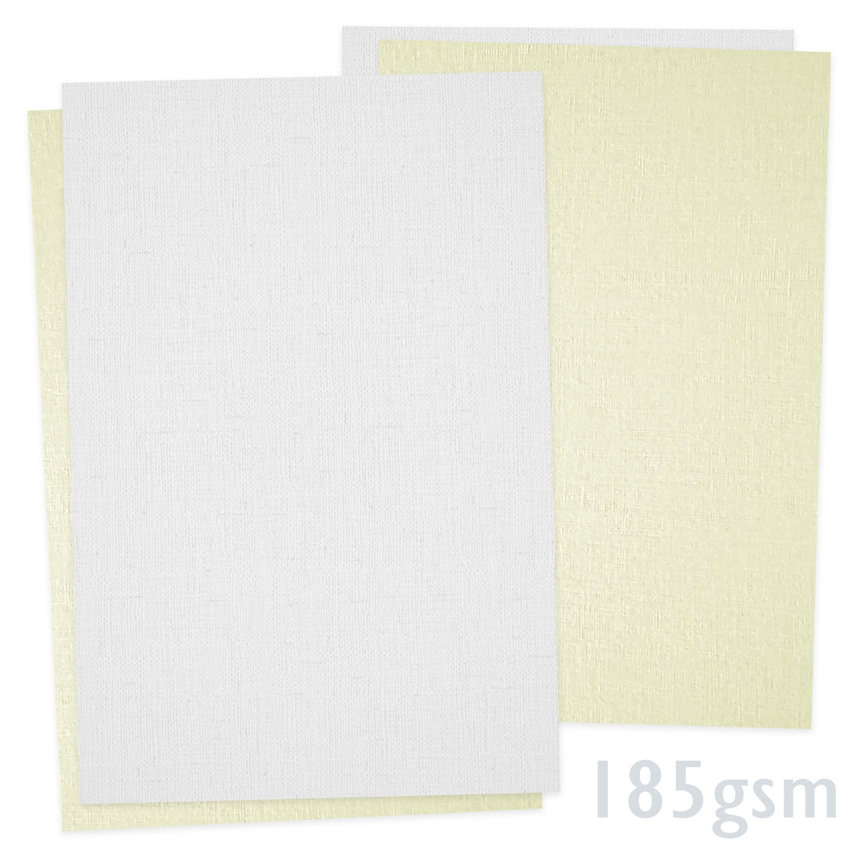 Papel con textura de lino 185g/m²