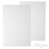 Papel blanco verjurado 185g/m²