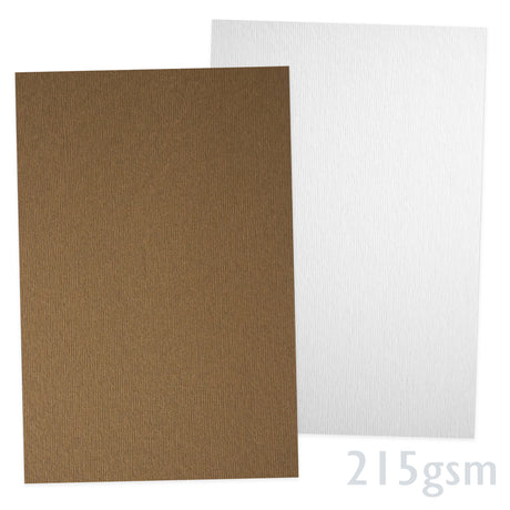 Papel con textura de lino 215g/m² - 10 hojas A4