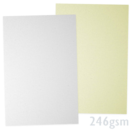 Papel con textura de lino 246g/m²