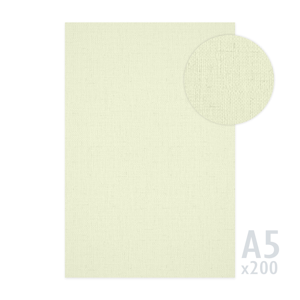 Papel con textura de lino 185g/m²