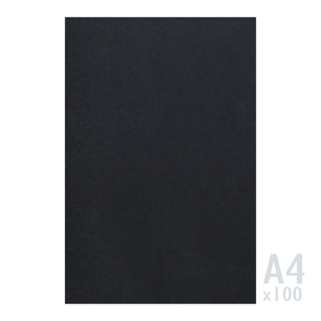 Papel negro 225g/m² - 100 hojas A4