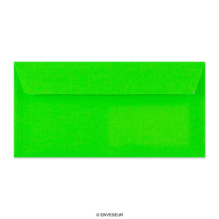 Sobre verde neón de 110x220 mm (DL)