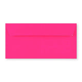 Sobre rosa neón de 110x220 mm (DL)