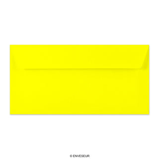 Sobre amarillo neón de 110x220 mm (DL)