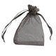 Organza Bags Black 90 x 70 mm