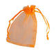 Organza Bags Orange 90 x 70 mm