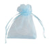 Organza Bags Sky Blue 90 x 70 mm