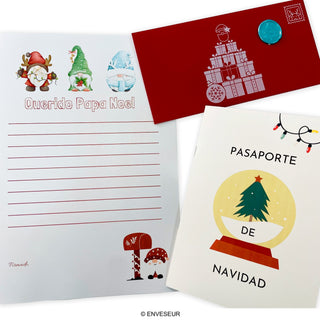 Pasaporte de Navidad, Sobre GCDLDR-CH2, Carta de Papá Noel y Sello de Lacre