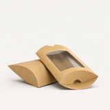 Cajas almohadas con ventana