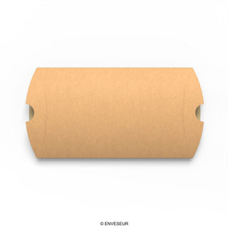 Cajas almohadas Kraft