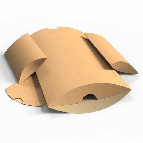 Cajas almohadas Kraft