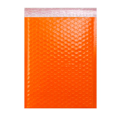 Gloss Finish Bubble Bag Mailers Orange 340 x 240 mm