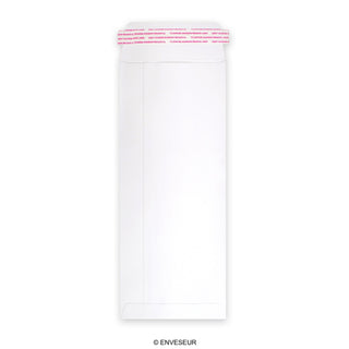 Sobre blanco de alto gramaje de 305x127 mm