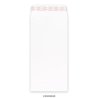Sobre blanco de alto gramaje de 305x152 mm