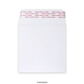 Sobre blanco de alto gramaje de 140x140 mm
