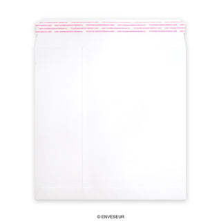 Sobre blanco de alto gramaje de 155x155 mm