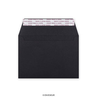 Sobre negro de alto gramaje de 114x162 mm (C6)