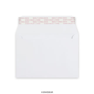Sobre blanco de alto gramaje de 114x162 mm (C6)
