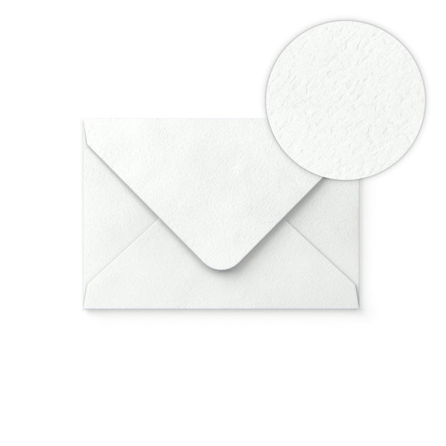 White Hammer Gummed V Flap Envelope (65 x 94mm)