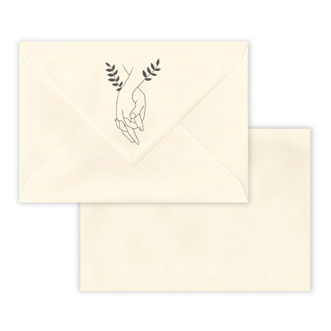 Wedding Envelopes (Hand Bonding Design) Ivory 162 x 229 mm (C5)