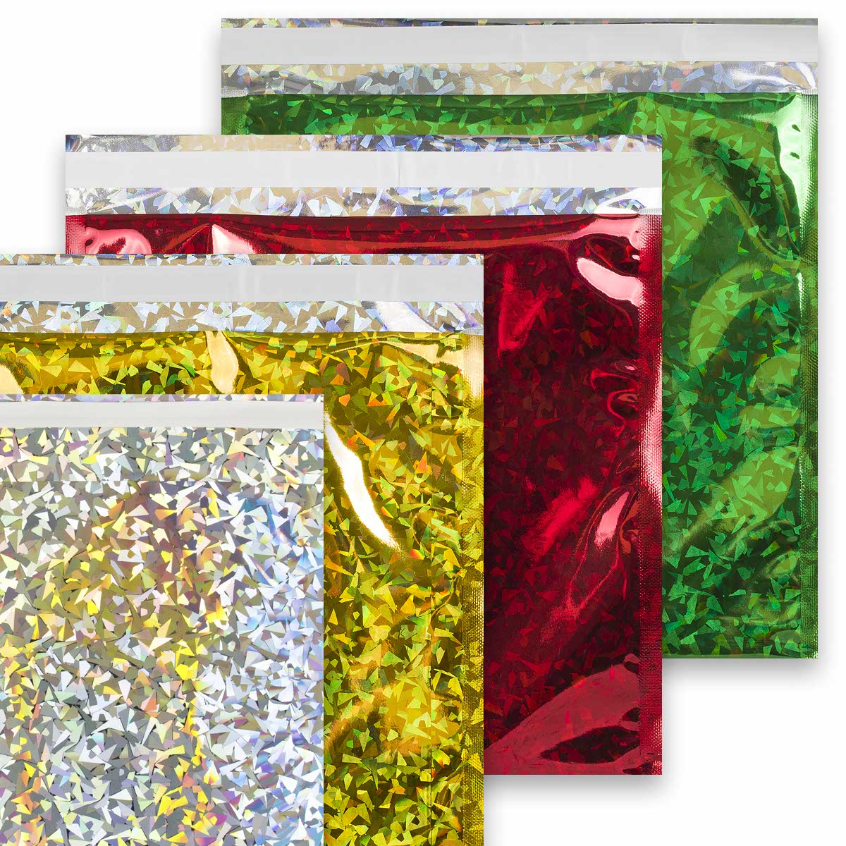 Bolsas de aluminio metalizadas holográficas