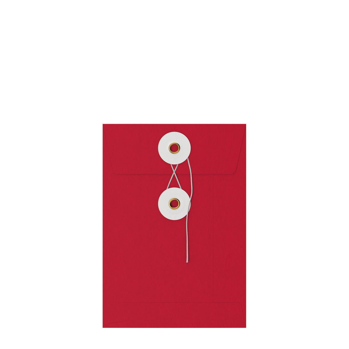 Sobres de colores con cierre de cuerda y arandela