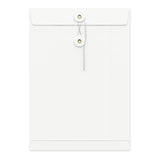 Sobres de colores con cierre de cuerda y arandela