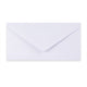 Paper Lined Envelopes White + Blue Fancy Paper 110 x 220 mm (DL)
