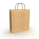 Bolsas de papel con asas retorcidas