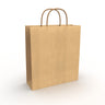 Bolsas de papel con asas retorcidas