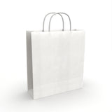 Bolsas de papel con asas retorcidas