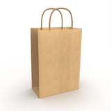 Bolsas de papel con asas retorcidas