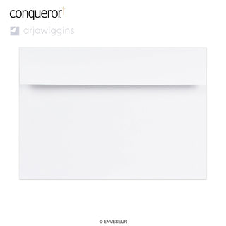 Sobre blanco diamante Conqueror de 162x229 mm (C5)