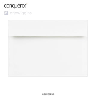 Sobre blanco brillante Conqueror de 162x229 mm (C5)