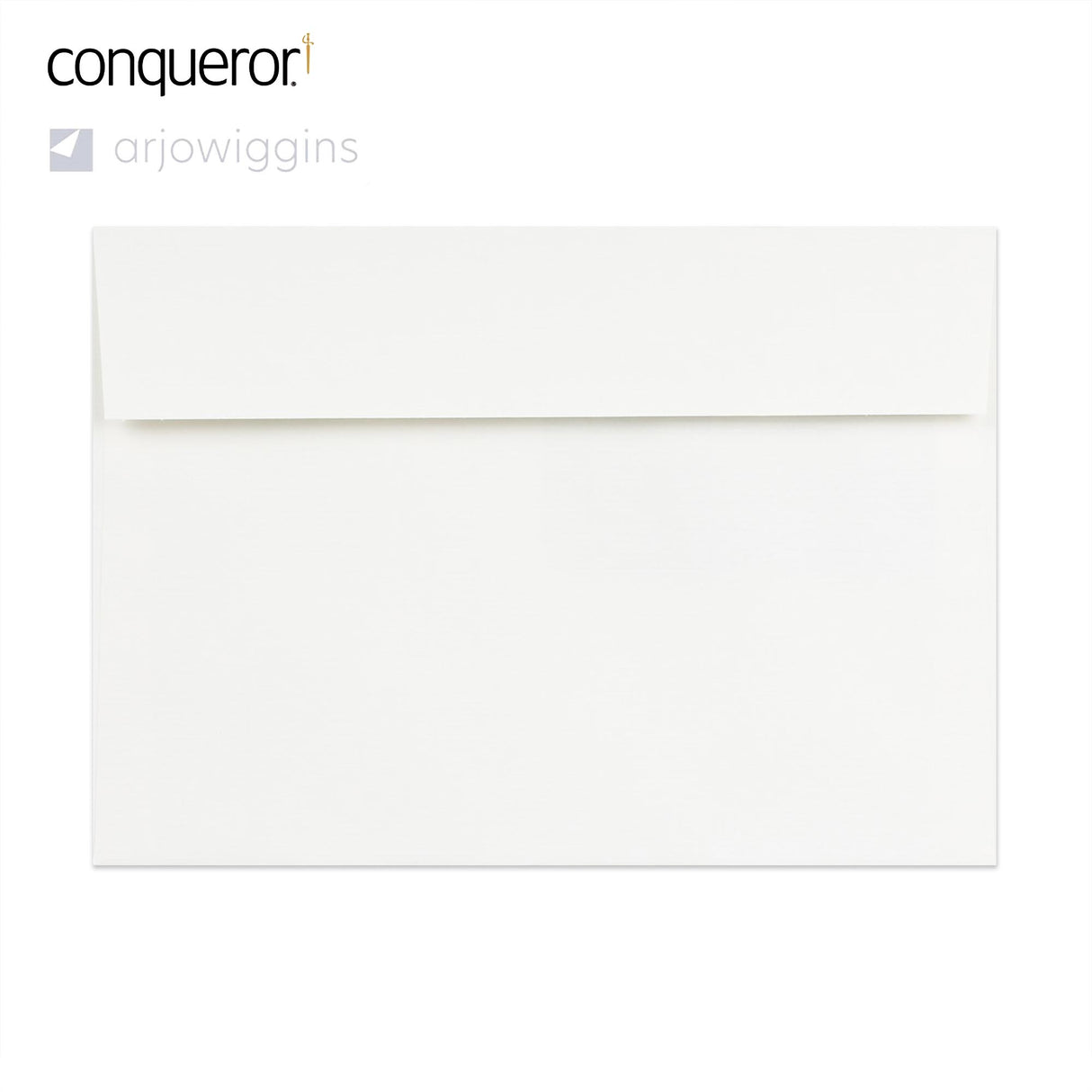 Sobre blanco brillante Conqueror con ventanilla de 162x229 mm (C5)