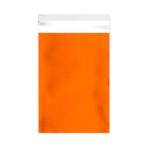 Matt Finish Foil Bags Orange 162 x 114 mm (C6)